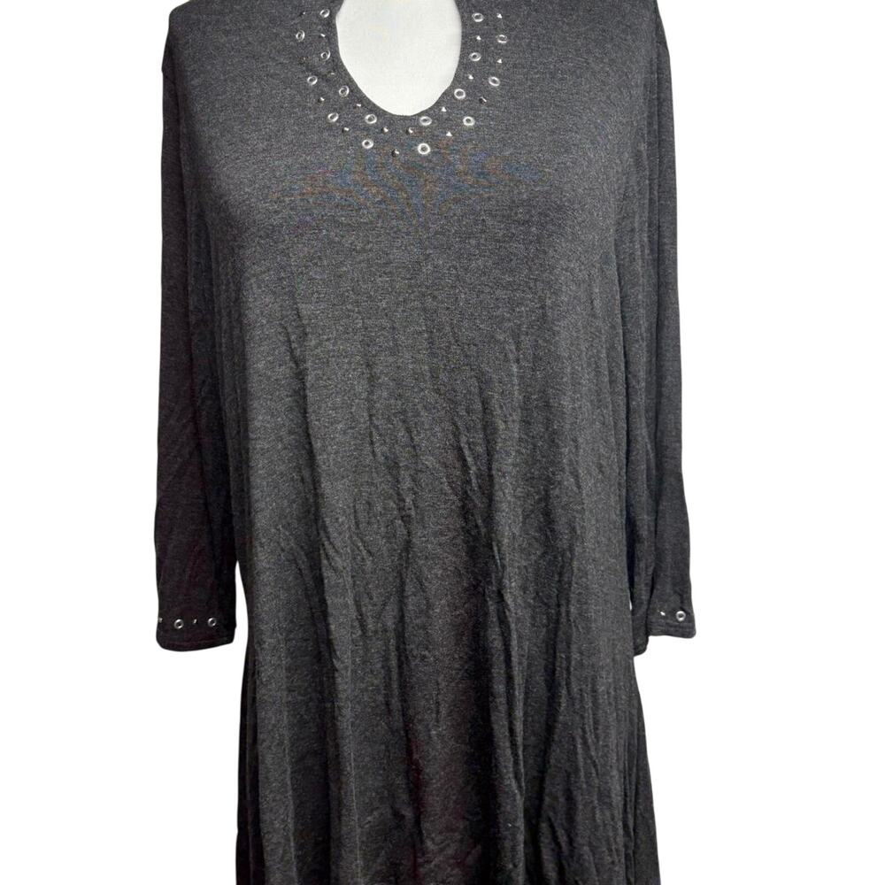 Belldini grey long sleeve dress